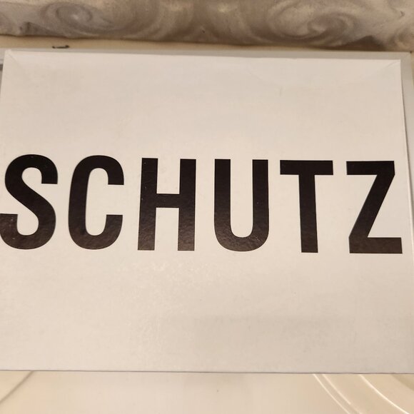 SCHUTZ "Penelope" Metallic Hommer Silver Platform San. NIB. Size: various - Picture 8 of 10